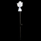 Alpine Corporation 37”H Outdoor Solar Angel Garden Stakes - Image 4