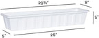 Root & Vessel Poly-Pro Plastic Flower Box Planter - Image 3
