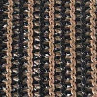 Eden's Decor Straight Flat-Edged Sun Shade Sail Rectangular 11' x 22' Brown - Image 8