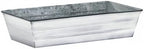 Achla Designs Galvanized Window Flower Box Planter-Cape Cod White-Small - Image 2