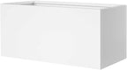 Metal Rectangular Planter 36" L x 12" W x 16" H Galvanized Steel Planter Box by GZGNEEVL