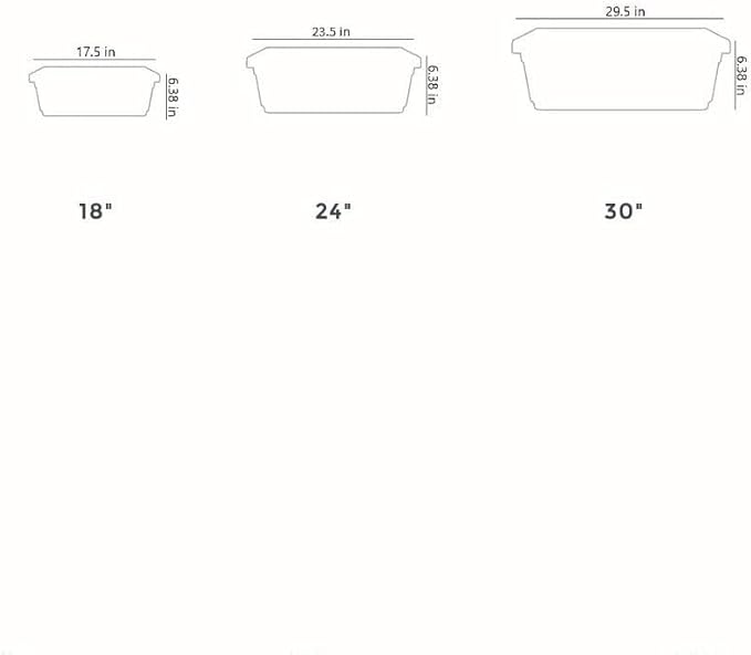 The HC Companies 18 Inch Venetian Rectangular Window Planter Box - Image 6
