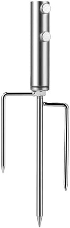 Portable Beach Umbrella Sand Anchor, Stainless Steel Lawn Umbrella Base Holder by Yangcerey