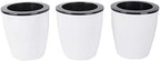 5.2“ Self Watering Planter White Flower Pot, Mini Plant Pot, African Violets - Image 8