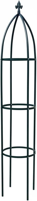 100% Metal Obelisk Garden Trellis 6.3 Feet Tall Sturdy Plant Support by LeJoy+Garden