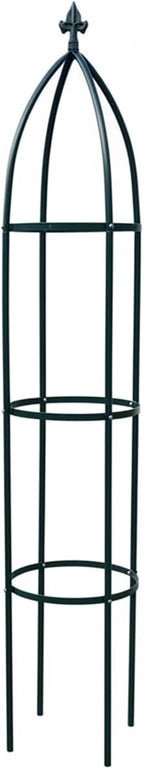 100% Metal Obelisk Garden Trellis 6.3 Feet Tall Sturdy Plant Support by LeJoy+Garden