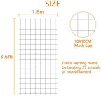 Pack of 2 Cucumber Tomato Trellis Netting, Heavy Duty Garden Netting - Image 2