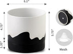 Nihow Ceramic Plant Pot: 6 Inch Planter - Image 2