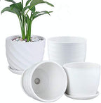Plant Pots - 4.7 Inch Cylinder Ceramic Planters - Image 2