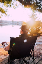 Kijaro Foldable Camping Chair, Vik Black - Image 2
