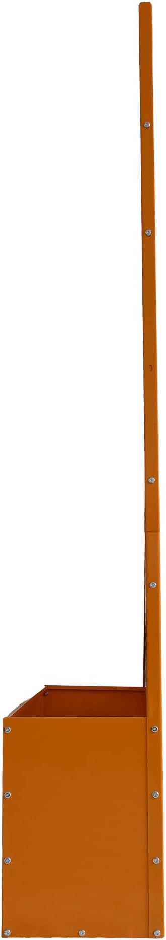 Oakland Living 6 ft. X 4 ft. Orange Freestanding Metal Privacy Screen Room - Image 5