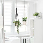 32inch Macrame Plant Holder, Indoor Hanging Planters - Image 4