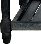 Safavieh Outdoor Collection Oakley Dark Slate Grey Coffee Table - Image 4