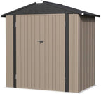 Greesum 6×4FT Outdoor Storage Shed, Metal Patio Storaged Sheds - Image 6