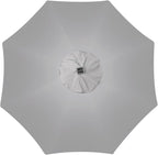 Blissun 9 ft Solar Umbrella, Patio Umbrella - Image 4