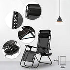 FDW Zero Gravity Lawn Lounge Chairs Set of 2 - Image 7