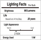 Svater Outdoor String Lights 150FT, E26 Socket, 1 Watt Dimmable 2700K Warm White - Image 9