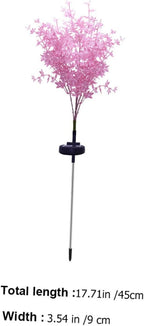 balacoo Led Solar Garden Light Plant Shaped Outdoor Lamp Ornament - Image 9