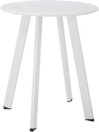 Outdoor Patio Coffee Table Set of 2, Weather Resistant End Table, Round Nesting - Image 7
