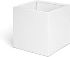 White Steel Planter Square Outdoor Planters Galvanized Steel Planter Box Indoor by GZGNEEVL