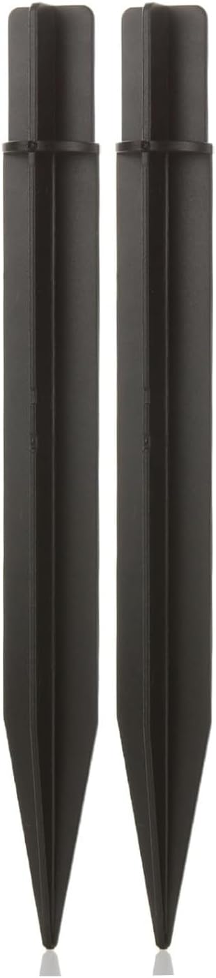 8.25" Reinforced ABS Plastic Solar Ground Spikes by Unknown