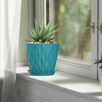 7 Inch Plant Pots 5 Pack, Flower Planters - Image 7