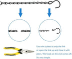 YINGFENG 4 Pack 35 Inches Hanging Chains Black, Garden Plant Hangers, - Image 5