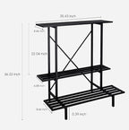 Zhongma 3 Tier Plant Stand Space-Saving Heavy Duty Plant Holder - Image 6