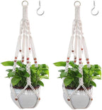 Belit 2 Pack Macrame Plant Hangers Indoor Hanging Planter Basket Decorative by Belit