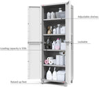 Keter Storage Cabinet with Doors and Shelves - Image 6