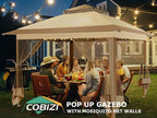 COBIZI 11x11 FT Pop up Gazebo Canopy Tent - Image 9