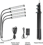 GHodec Grow Light with Stand, 200W 6000K Full Spectrum Gooseneck Floor Plant - Image 7