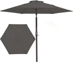 JEAREY 7.5FT Patio Umbrella Market Table Umbrella by JEAREYOutdoorsCollection