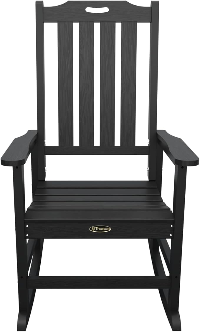 Oversized Rocking Chair Set of 4, Outdoor Rocking Chair - Image 4