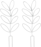 2Pack Indoor Plant Trellis Metal Wire Garden Trellis ，Small Climbing Leaf Shape by kvzvk