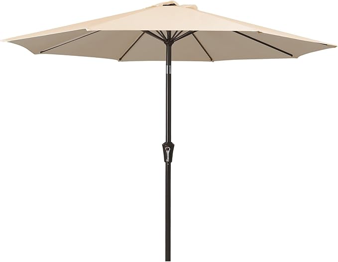 MEWAY 9ft Patio Umbrella Outdoor Table Umbrellas by MEWAY