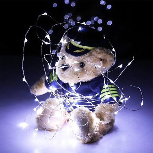 4Pack 80Ft 240LED Fairy Lights Battery Operated - Image 2