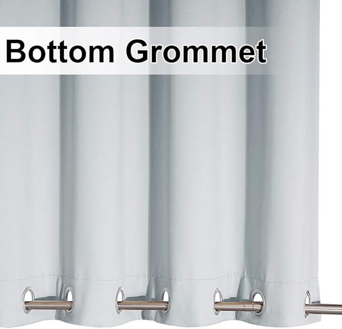 NICETOWN Greyish White Privacy Outdoor Curtain - Image 7