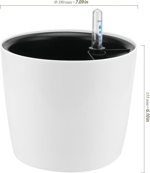4 Pack 7 Inch Self Watering Planter - Image 2
