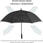 G4Free 47/54/62/68/72 Inch Automatic Open Golf Umbrella Oversize Extra Large - Image 4