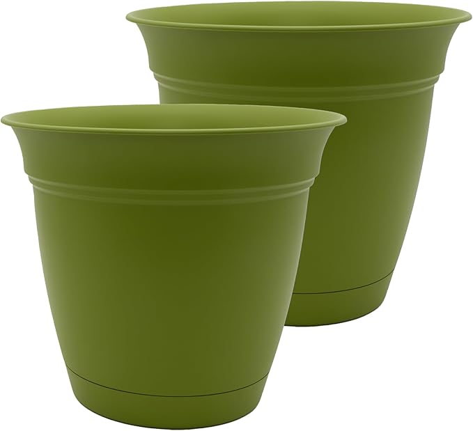 The HC Companies 16 Inch Eclipse Round Planter Pots by TheHCCompanies