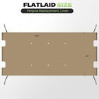 85'' x 208'' Universal Pergola Replacement Cover - Image 3