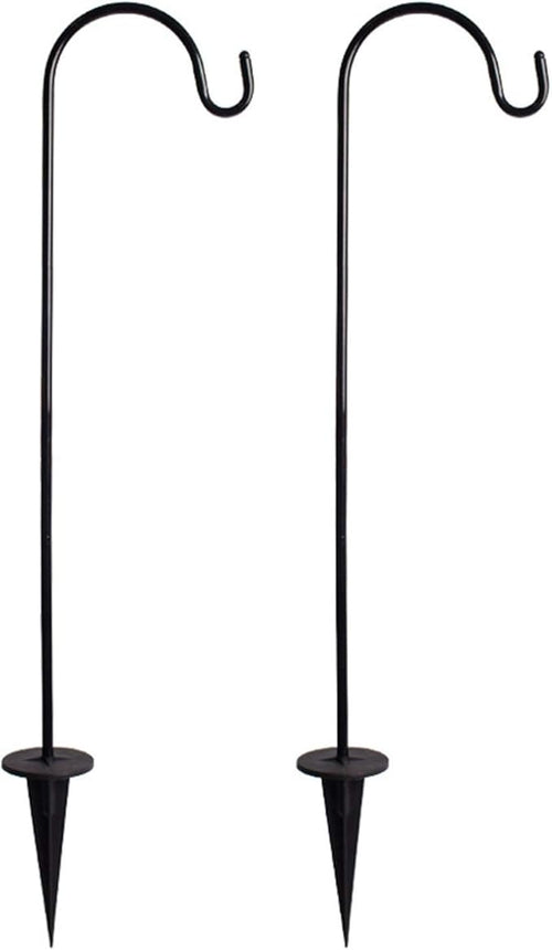 2 Pack Adjustable Shepherd Hooks, 26.77 Inch Stainless Steel Garden Stakes by CALIDAKA