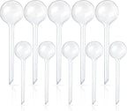 10 Pcs Clear Plant Watering Globes, Plastic Self-Watering Bulbs, Flower by -PlantWateringGlobes-