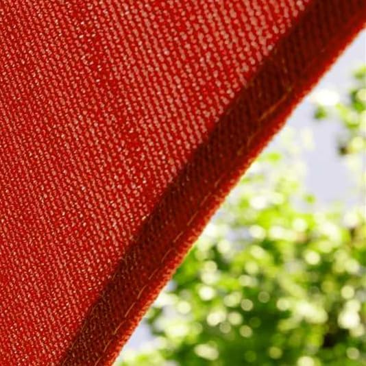 Amgo Custom Size 8' x 16' x 17.9' Red Right Triangle Sun Shade Sail UPF50+ - Image 9