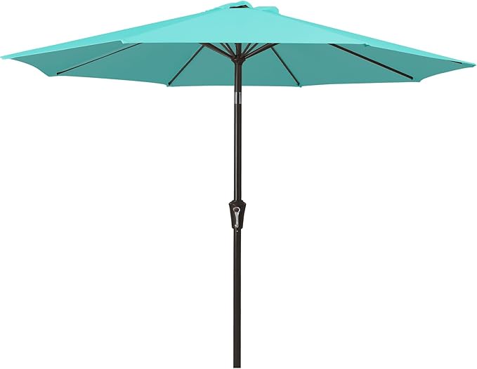 MEWAY 9ft Patio Umbrella Outdoor Table Umbrellas by MEWAY