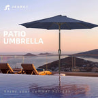 JEAREY 9FT Outdoor Patio Umbrella Outdoor Table Umbrella - Image 7