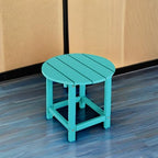 LZRS Round Adirondack Patio Side Table End Table, Outdoor Side Tables - Image 5