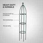 100% Metal Obelisk Garden Trellis 6.3 Feet Tall Sturdy Plant Support - Image 3