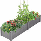 Over Ground 96x28x10 inch Raised Garden Bed, Large Wood Planter Box - Image 6